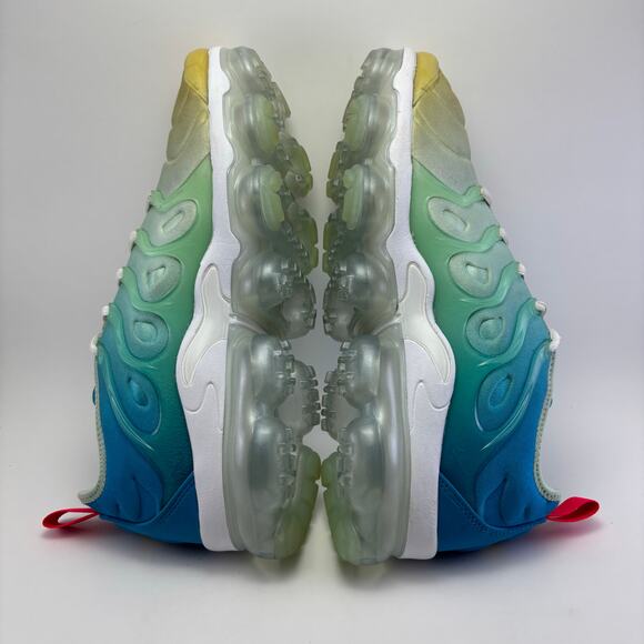 NIKE AIR VaporMax Plus Mint Foam/Lazer Blue Shoes Womens Size 8.5 - Picture 6 of 12